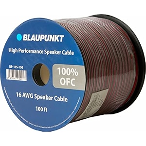 blaupunkt 16 gauge ofc speaker wire -100ft - spool