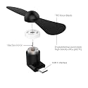 BLAXSTOC B-23 Mini Portable USB Dragon Fan with 2 Leaf Cooling Fan, Flexible Cooler for Laptop, Smartphone, Powerbank, USB Adapter/Hub & Mobile with OTG