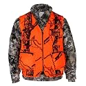 Blaze Orange Deer Hunting Vest with Pockets, Hi-Vis Waterproof Safety Vest