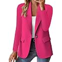 Blazers for Women 2025 Work Business Casual Outfits Long Sleeve Open Front Cardigan Work Suit Fall Fashion Blazer