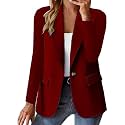 Blazers for Women 2025 Work Business Casual Outfits Long Sleeve Open Front Cardigan Work Suit Fall Fashion Blazer