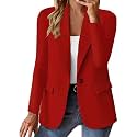 Blazers for Women 2025 Work Business Casual Outfits Long Sleeve Open Front Cardigan Work Suit Fall Fashion Blazer