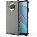 Back Case Cover for [ Mi 10i 5G ] Honeycomb Pattern Polycarbonate Hard Bumper Case for [ Mi 10i 5G ] - Black