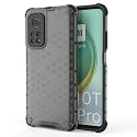 Back Case Cover for [ Mi 10T Pro ] Honeycomb Pattern Polycarbonate Hard Bumper Case for [ Mi 10T Pro ] - Black