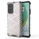 Back Case Cover for [ Mi 10T ] Honeycomb Pattern Polycarbonate Hard Bumper Case for [ Mi 10T ] - Transparent