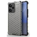 Back Case Cover for [ Mi Redmi Note 13 Pro Plus 5G ] Honeycomb Pattern Polycarbonate Hard Bumper Case for [ Mi Redmi Note 13 Pro Plus 5G ] - Black