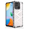 Back Case Cover for [ Mi Redmi 10 Power/Redmi 10 ] Honeycomb Pattern Polycarbonate Hard Bumper Case for [ Mi Redmi 10 Power/Redmi 10 ] - Transparent