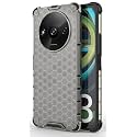 Back Case Cover for [ Mi Redmi A3 4G / Poco C61 4G ] Honeycomb Pattern Polycarbonate Hard Bumper Case for [ Mi Redmi A3 4G / Poco C61 4G ] - Black