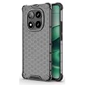 Back Case Cover for [ Mi Redmi Note 14 Pro 5G ] Honeycomb Pattern Polycarbonate Hard Bumper Case for [ Mi Redmi Note 14 Pro 5G ] - Black