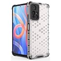 Back Case Cover for [ Mi Redmi Note 11T 5G / Poco M4 Pro 5G ] Honeycomb Pattern Polycarbonate Hard Bumper Case for [ Mi Redmi Note 11T 5G / Poco M4 Pro 5G ] - Transparent