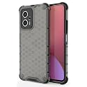 Back Case Cover for [ Mi Redmi K50i 5G ] Honeycomb Pattern Polycarbonate Hard Bumper Case for [ Mi Redmi K50i 5G ] - Black