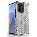 Back Case Cover for [ Mi Redmi Note 13 Pro Plus 5G ] Honeycomb Pattern Polycarbonate Hard Bumper Case for [ Mi Redmi Note 13 Pro Plus 5G ] - Transparent