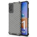 Back Case Cover for [ Mi Redmi 11 Prime 4G ] Honeycomb Pattern Polycarbonate Hard Bumper Case for [ Mi Redmi 11 Prime 4G ] - Black