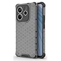 Back Case Cover for [ Mi Redmi Note 14 5G ] Honeycomb Pattern Polycarbonate Hard Bumper Case for [ Mi Redmi Note 14 5G ] - Black