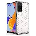 Back Case Cover for [ Mi Redmi Note 11 Pro Plus 5G / 11 Pro 5G ] Honeycomb Pattern Polycarbonate Hard Bumper Case for [ Mi Redmi Note 11 Pro Plus 5G / 11 Pro 5G ] - Transparent