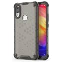 Back Case Cover for [ Mi Redmi Y3 ] Honeycomb Pattern Polycarbonate Hard Bumper Case for [ Mi Redmi Y3 ] - Black