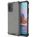 Back Case Cover for [ Mi Redmi Note 10s ] Honeycomb Pattern Polycarbonate Hard Bumper Case for [ Mi Redmi Note 10s ] - Black