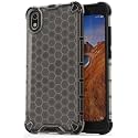 Back Case Cover for [ Mi Redmi 7A ] Honeycomb Pattern Polycarbonate Hard Bumper Case for [ Mi Redmi 7A ] - Black
