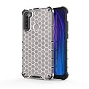 Back Case Cover for [ Mi Redmi Note 8 ] Honeycomb Pattern Polycarbonate Hard Bumper Case for [ Mi Redmi Note 8 ] - Transparent