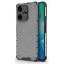 Back Case Cover for [ Mi Redmi 13 5G / 4G ] Honeycomb Pattern Polycarbonate Hard Bumper Case for [ Mi Redmi 13 5G / 4G ] - Black