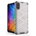 Back Case Cover for [ Mi Redmi 9i ] Honeycomb Pattern Polycarbonate Hard Bumper Case for [ Mi Redmi 9i ] - Transparent