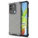 Back Case Cover for [ Poco C51 / C50 ] Honeycomb Pattern Polycarbonate Hard Bumper Case for [ Poco C51 / C50 ] - Black