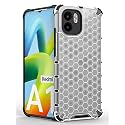 Back Case Cover for [ Poco C51 / C50 ] Honeycomb Pattern Polycarbonate Hard Bumper Case for [ Poco C51 / C50 ] - Transparent