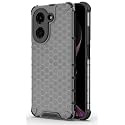 Back Case Cover for [ Poco C71 / Redmi A5 ] Honeycomb Pattern Polycarbonate Hard Bumper Case for [ Poco C71 / Redmi A5 ] - Black