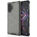 Back Case Cover for [ Poco F3 GT ] Honeycomb Pattern Polycarbonate Hard Bumper Case for [ Poco F3 GT ] - Black