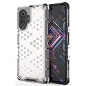 Back Case Cover for [ Poco F3 GT ] Honeycomb Pattern Polycarbonate Hard Bumper Case for [ Poco F3 GT ] - Transparent