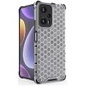 Back Case Cover for [ Poco F5 5G ] Honeycomb Pattern Polycarbonate Hard Bumper Case for [ Poco F5 5G ] - Transparent