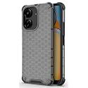 Back Case Cover for [ Poco M6 5G / Mi Redmi 13C 5G ] Honeycomb Pattern Polycarbonate Hard Bumper Case for [ Poco M6 5G / Mi Redmi 13C 5G ] - Black
