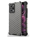 Back Case Cover for [ Poco X5 Pro 5G ] Honeycomb Pattern Polycarbonate Hard Bumper Case for [ Poco X5 Pro 5G ] - Black