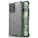 Back Case Cover for [ Poco X5 5G ] Honeycomb Pattern Polycarbonate Hard Bumper Case for [ Poco X5 5G ] - Black