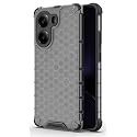 Back Case Cover for [ Poco X7 Pro 5G ] Honeycomb Pattern Polycarbonate Hard Bumper Case for [ Poco X7 Pro 5G ] - Black