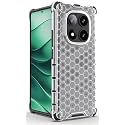 Back Case Cover for [ Poco X7 5G ] Honeycomb Pattern Polycarbonate Hard Bumper Case for [ Poco X7 5G ] - Transparent