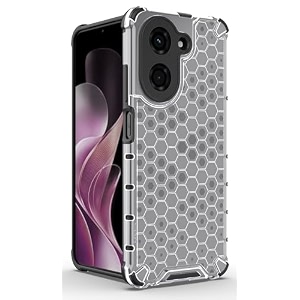 back case cover for  redmi a5  poco c71  honeycomb pattern polycarbonate hard bumper case for  redmi a5  poco c71  - black