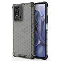 Back Case Cover for [ Xiaomi 11T Pro 5G / 11T 5G ] Honeycomb Pattern Polycarbonate Hard Bumper Case for [ Xiaomi 11T Pro 5G / 11T 5G ] - Black