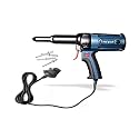 Timeproof Pistol Heavy Duty Fast Hitting Electric Rivet Gun TAC-500 Industrial Grade Electric Powered 400W Capacity 3.0mm-5.0mm Blind Rivets BIS 3 PIN Plug