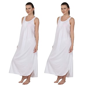 blazon women39s cotton hosiery solid maxi nighty slip pack of 2 available sizes s m l xl 2xl 3xl 4xl 5xl
