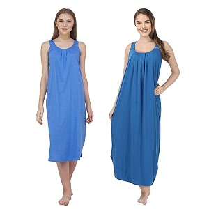 blazon women39s cotton hosiery solid maxi nighty slip pack of 2 available sizes s m l xl 2xl 3xl 4xl 5xl
