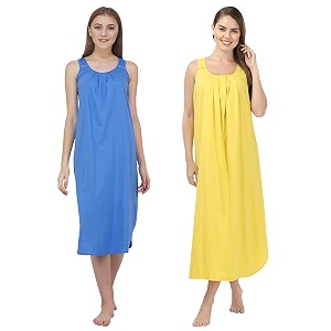 blazon women39s cotton hosiery solid maxi nighty slip pack of 2 available sizes s m l xl 2xl 3xl 4xl 5xl