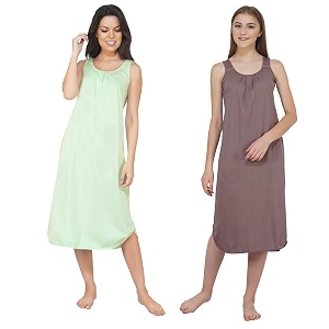 blazon women39s cotton hosiery solid maxi nighty slip pack of 2 available sizes s m l xl 2xl 3xl 4xl 5xl