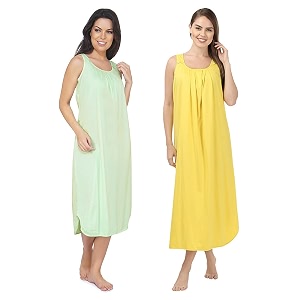 blazon women39s cotton hosiery solid maxi nighty slip pack of 2 available sizes s m l xl 2xl 3xl 4xl 5xl