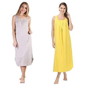 blazon women39s cotton hosiery solid maxi nighty slip pack of 2 available sizes s m l xl 2xl 3xl 4xl 5xl