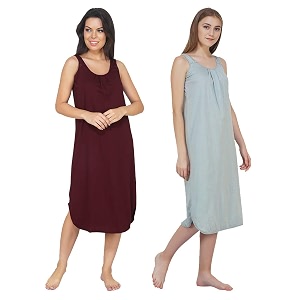 blazon women39s cotton hosiery solid maxi nighty slip pack of 2 available sizes s m l xl 2xl 3xl 4xl 5xl