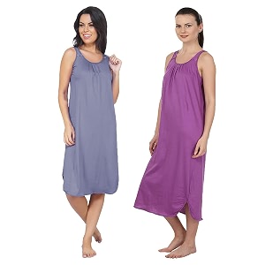 blazon women39s cotton hosiery solid maxi nighty slip pack of 2 available sizes s m l xl 2xl 3xl 4xl 5xl