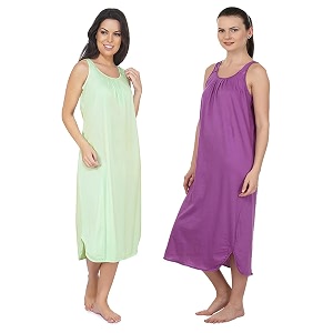 blazon women39s cotton hosiery solid maxi nighty slip pack of 2 available sizes s m l xl 2xl 3xl 4xl 5xl