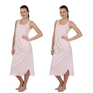 blazon women39s cotton hosiery solid maxi nighty slip pack of 2 available sizes s m l xl 2xl 3xl 4xl 5xl