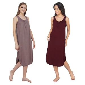 blazon women39s cotton hosiery solid maxi nighty slip pack of 2 available sizes s m l xl 2xl 3xl 4xl 5xl